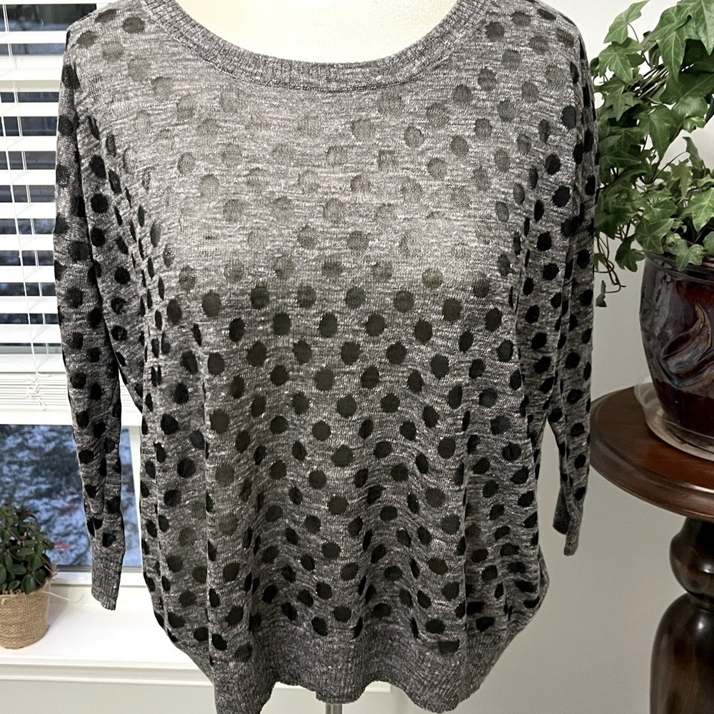 Madewell see through light sweater linen S